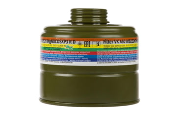 Image of MIRA Safety VK-450 CO/CBRN Filter Cartridges, Green, None, VK450