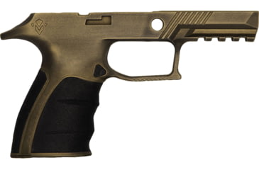 Image of Mirzon Enhanced Grip Module, SIG Sauer P320, Distressed Gold, MRZNEG2-DG