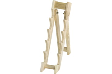 Image of Miscellaneous Countertop Display Sd, Stands Approximately 10 1/8in High, Light Brown Wood Construction, Holds Five Knives, MI162