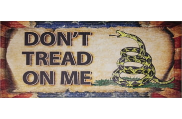Image of Miscellaneous Dont Tread On Me Sign, 18in X 7.75in, Don'T Tread On Me Artwork, Wood Construction, MI237
