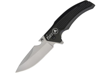 Image of Miscellaneous Fury Linerlock A/O Black Folding Knife, 3.5 satin finish stainless blade, Black textured aluminum handle, 32365