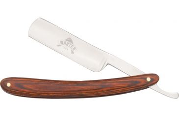 Image of Miscellaneous Razor Folding Knife,6.375in closed,440 Stainless Blade ,Brown Wood Handle M3215