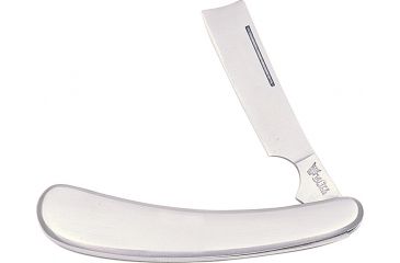 Image of Miscellaneous Razor Stainless Folding Knife,4.5in closed,Razor Blade,Brushed Stainless Handle M954