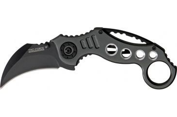 Image of Miscellaneous Speed Assisted Karambit Folding Knife,2.375in,Assisted Opening Curved Blade,Dark Gray Anodized Alum Handle M3838