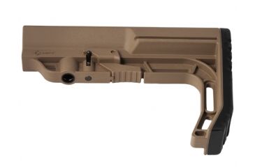Image of Mission First Tactical Battlelink Minimalist Stock Military For Mil Spec Size 1.148 Diameter Receiver Extensions Scorched Dark Earth