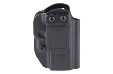 Image of Mission First Tactical AIWB/OWB Series, Appendix/Inside/Outside Waistband Holster, Fits Springfield Hellcat Pro, Boltaron, Black, Ambidextrous, Includes 1&quot; Belt Clip, HSFHCPROAIWBA-BL