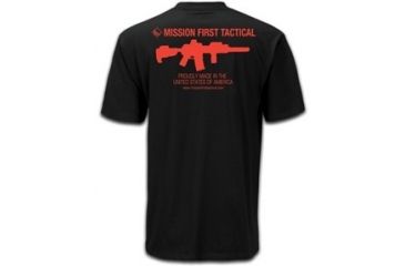 Image of Mission First Tactical American T-Shirt, Black, Small MFTAMT-BL-S