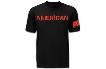 Image of Mission First Tactical American T-Shirt, Black, Small MFTAMT-BL-S
