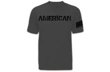 Image of Mission First Tactical American T-Shirt, Grey, 2XL MFTAMT-GY-XXL