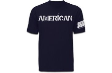 Image of Mission First Tactical American T-Shirt, Navy Blue, Small MFTAMT-N-S