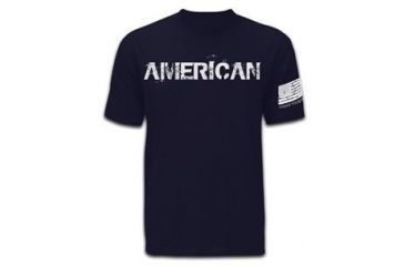 Image of Mission First Tactical American T-Shirt, Navy Blue, Large MFTAMT-N-L