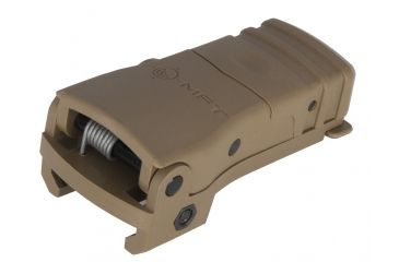 Image of Mission First Tactical Back Up Polymer Flip Up Rear Sight With Windage Adjustment Scorched Dark Earth
