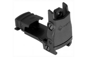 Image of Mission First Tactical Top Mounted Deployable Rear Sight, Black, BUPSWR