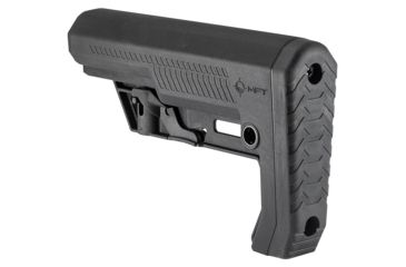 Image of Mission First Tactical Battlelink Extreme Duty Minimalist Stock, AR-15, Mil-Spec, 1.148 Diameter Receiver Extensions, Black, BMSMIL-EXD