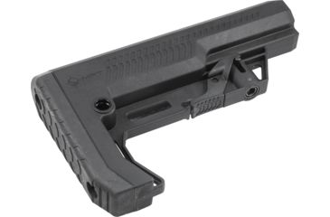 Image of Mission First Tactical Battlelink Extreme Duty Minimalist Stock, AR-15, Mil-Spec, 1.148 Diameter Receiver Extensions, Black, BMSMIL-EXD