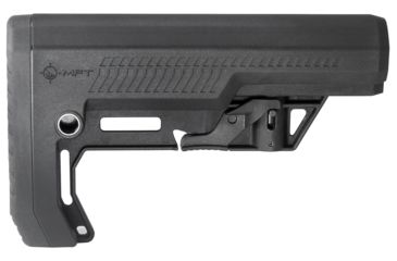 Image of Mission First Tactical Battlelink Extreme Duty Minimalist Stock, AR-15, Mil-Spec, 1.148 Diameter Receiver Extensions, Black, BMSMIL-EXD