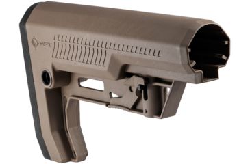 Image of Mission First Tactical Battlelink Extreme Duty Minimalist Stock, AR-15, Mil-Spec, 1.148 Diameter Receiver Extensions, Scorched Dark Earth, BMSMIL-EXD-SDE