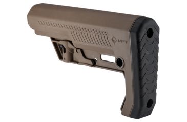 Image of Mission First Tactical Battlelink Extreme Duty Minimalist Stock, AR-15, Mil-Spec, 1.148 Diameter Receiver Extensions, Scorched Dark Earth, BMSMIL-EXD-SDE