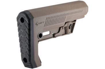 Image of Mission First Tactical Battlelink Extreme Duty Minimalist Stock, AR-15, Mil-Spec, 1.148 Diameter Receiver Extensions, Scorched Dark Earth, BMSMIL-EXD-SDE