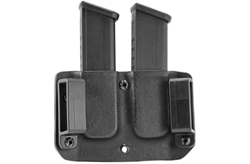 Image of Mission First Tactical Double Pistol Magazine Pouch, Sig P320 w/ 1.5in Belt Loop, Black, H10DMP-SG32-150