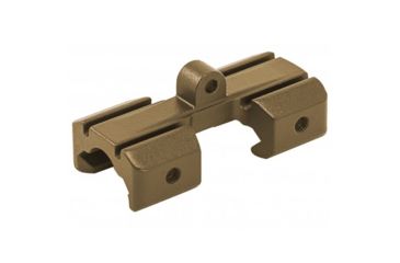 Image of Mission First Tactical E-VolV Metal Picatinny Rail Sling Swivel Stud Bipod Mount, Scorched Dark Earth, E2BPM-SDE