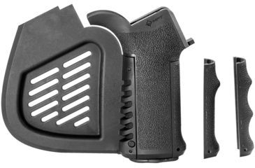 Image of Mission First Tactical Engage AR15 Featureless Grip with 3 interchangeable front straps, Black, EPGIRSC