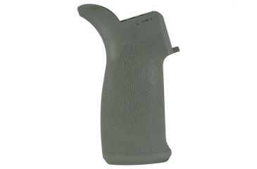 Image of Mission First Tactical Engage AR15/M16 Pistol Grip with 15 degree angle and no finger grooves, Foliage Green, EPG16V2-FG