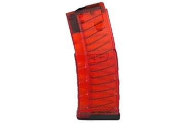 Image of Mission First Tactical EXD Rifle Magazine, AR15, 5.56x45mm, 30 Rounds, Translucent Red, EXDPM556-T-R-30RD