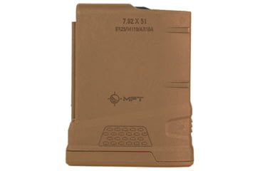 Image of Mission First Tactical Extreme Duty Polymer Magazine, 7.62 x 51 NATO, .308 Winchester, AR10 SR25/M110, 10 Round, Scorched Dark Earth, 10EXD762x51-SDE