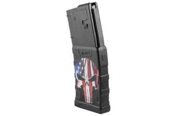 Image of Mission First Tactical Extreme Duty Rifle Magazine, AR15, 5.56x45mm/.223 Rem/.300 AAC, 30 Rounds, American Punisher, EXDPM556D-AFPS-D-30RD