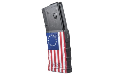 Image of Mission First Tactical Extreme Duty Rifle Magazine, AR15, 5.56x45mm/.223 Rem/.300 AAC, 30 Rounds, Betsy Ross Flag, EXDPM556D-BTR-30RD