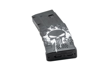 Image of Mission First Tactical Extreme Duty Rifle Magazine, AR15, 5.56x45mm/.223 Rem/.300 AAC, 30 Rounds, Punisher Splat White, EXDPM556D-PSS-WH-30RD
