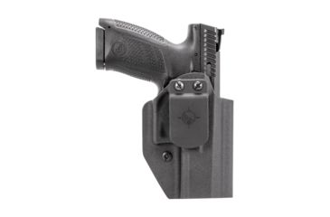 Image of Mission First Tactical IWB/OWB Holster, AIWB, CZ P-10 Compact, Ambidextrous, Black, HCZP10CAIWBA