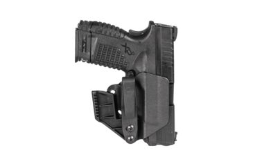 Image of Mission First Tactical IWB/OWB Holster, Springfield XDS, Ambidextrous, Black, H2SFXDSAIWBM