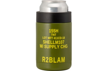 Image of Mission First Tactical M107 Howitzer Can Cooler, Green, 12oz, DM107-CAN