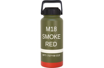 Image of Mission First Tactical M18 Red Smoke Bottle, Green / Red, 32oz, DM18R-32