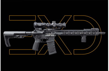Image of Mission First Tactical Mft Extreme Duty 13.5 Mlok Carbine Rail System Black