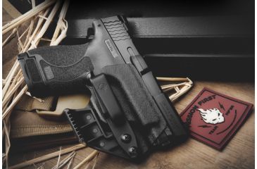 Image of Mission First Tactical Minimalist IWB Holster, Glock 43, Ambidextrous, Black, H2GL43AIWBM