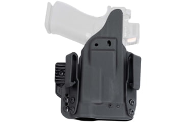 Image of Mission First Tactical Pro Kydex IWB Light Holster, Glock 43X w/ Streamlight TLR 7, Ambidextrous, Black, H5-GL-3-WL-7