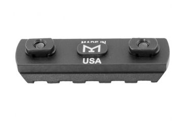 Image of Mission First Tactical Tekko Metal MLOK 2 3/8in - 5 Slot Rail, Black TMMLR5