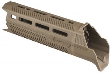 Image of Mission First Tactical Tekko Polymer AR15 Carbine 7in Drop In MLOK Rail System, Scorched Dark Earth, TP15MRS-SDE