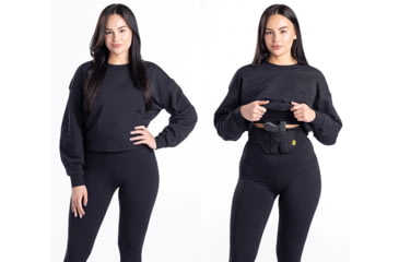 Image of Mission First Tactical Ultralite Belly Band Holster, Universal, Ambidextrous, Black, 26'' To 52'', H6-BB-3