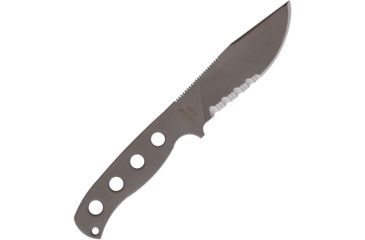 Image of Mission MPS-Ti Fixed Blade Knife, 5in, Partially Serrated, Skeletonized Handle MS0718PS