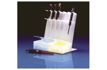 Image of Mitchell Plastics Pipettor Stand with Bins, Each, Mitchell Plastics Pipet Bin Station, PH-6500