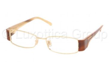 Image of Miu Miu Eyeglass Frames MU64EV, White Gold Frame, 52mm Lens Diameter