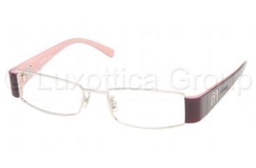 Image of Miu Miu Eyeglasses MU50FV with Rx Prescription Lenses 1BC1O1-5017 -