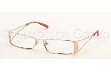 Image of Miu Miu Rx Prescription Eyeglasses MU50CV 1BE1O1-5216 - White Gold 