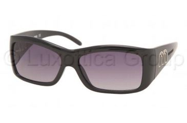 Image of Miu Miu MU02HS Bifocal Sunglasses - Gloss Black Gray Gradient Frame / 56 mm Prescription Lenses, 1AB5D1-5615