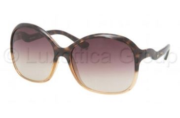 Image of Miu Miu MU 06LS Sunglasses Styles Soya Tortoise Frame / Brown Gradient Lenses, EF71Z1-5916