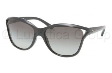 Image of Miu Miu MU 07LS Sunglasses Styles Gloss Black Frame / Gray Gradient Lenses, 1AB5D1-5716